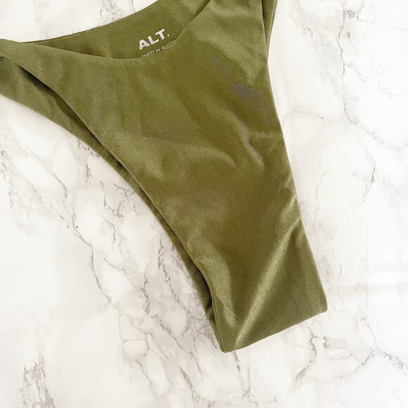 ALT. SWIM Olive Bruni Bikini Bottom Cheeky Small - Picture 4 of 7